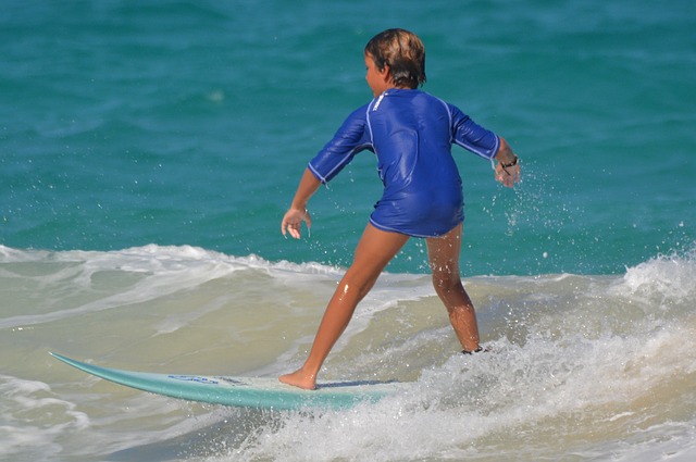 kluk na surfu